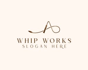 Whip - Stylish Boutique Letter A logo design