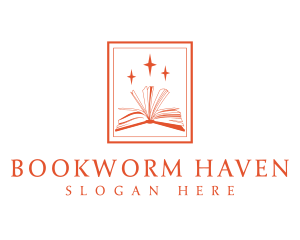 Bibliophile - Literature Book Textbook logo design