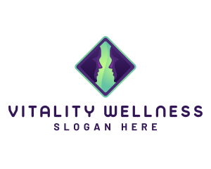 Human Face Wellness logo design