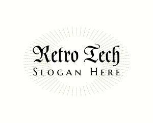 Retro Folk Rustic logo design