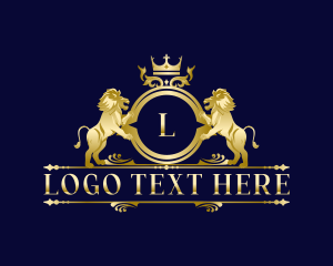 Wealth - Lion Royalty Wealth logo design