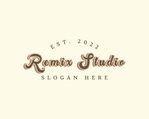 Retro Artsy Studio logo design