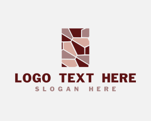 Woodworking - Wood Tile Pattern logo design