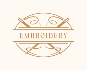 Dressmaking Tailor Sewing logo design