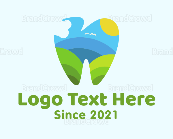 Kinder Dental Tooth Logo