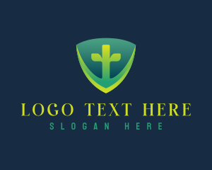 Digestive - Medical Cross Shield logo design