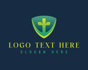 Medical - Medical Cross Shield logo design