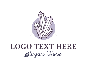 Glam - Crystals Jewelry Boutique logo design