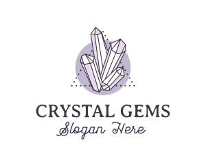 Crystals Jewelry Boutique logo design