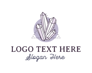 Gemstones - Crystals Jewelry Boutique logo design