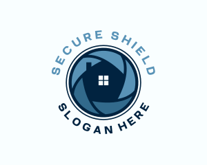 Guard - House Security Camera Lens logo design