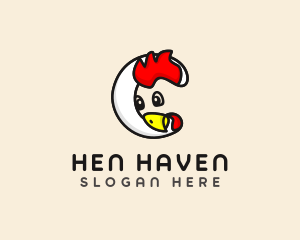 Chicken Rooster Farm logo design