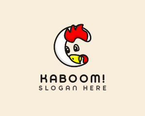Mascot - Chicken Rooster Farm logo design