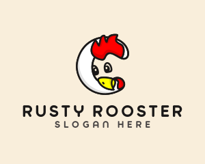 Chicken Rooster Farm logo design