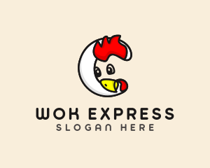 Chicken Rooster Farm logo design