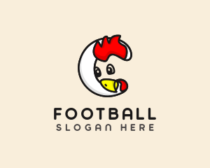 Farmer - Chicken Rooster Farm logo design