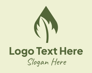 Nature - Natural Leaf Extract logo design