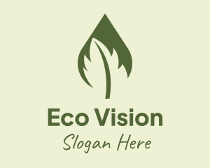 Natural Leaf Extract logo design