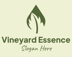 Natural Leaf Extract logo design