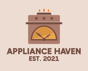 Cooking Oven Timer  logo design