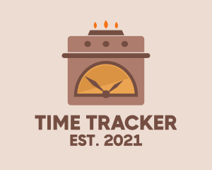 Cooking Oven Timer  logo design