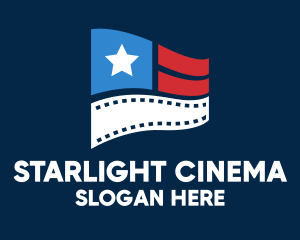 Entertainment Film Flag  logo design