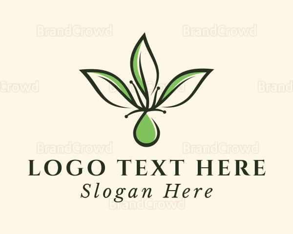 Herbal Leaf Extract Logo