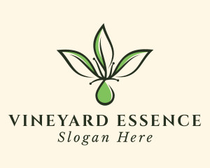 Herbal Leaf Extract logo design