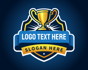 Victory - Trophy Football League logo design