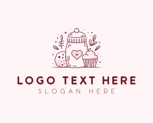 Baker - Baking Cookie Cupcake logo design