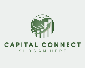 Financial Money Growth logo design