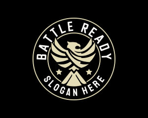 Infantry - Professional Eagle Emblem logo design