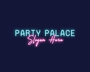 Neon Bright Wordmark logo design