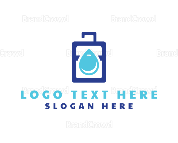 Drinking Water Bag Logo