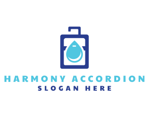 Drinking Water Bag logo design