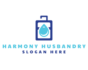 Drinking Water Bag logo design