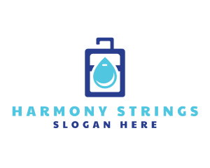 Drinking Water Bag logo design