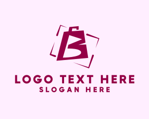 Commerce - Shopping Bag Letter B logo design