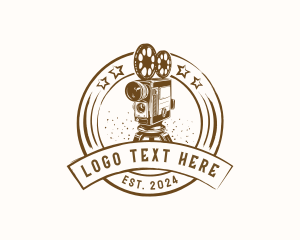 Badge - Vintage Studio Camera logo design