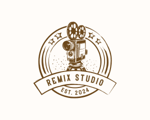 Vintage Studio Camera  logo design