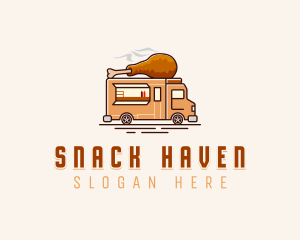 Chicken Snack Truck logo design