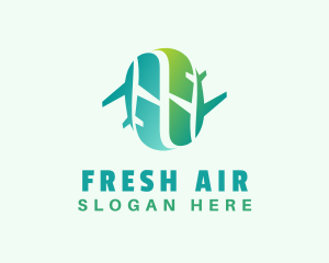 Air Travel Aviation logo design