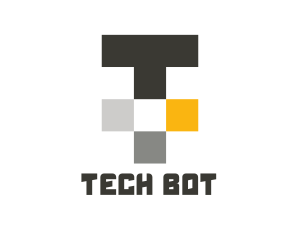 Tech Letter T logo design