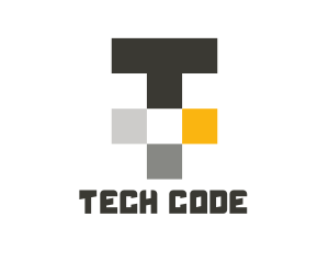 Tech Letter T logo design