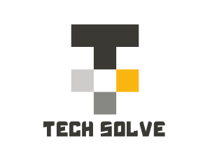 Tech Letter T logo design