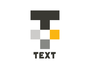 Tech Letter T logo design