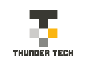 Tech Letter T logo design