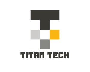 Tech Letter T logo design