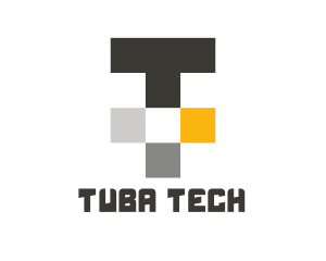 Tech Letter T logo design