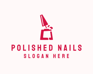 Nail Polish Bottle logo design